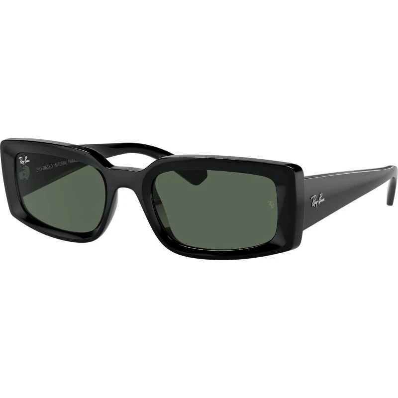 Ray-Ban RB4395 Kiliane Occhiali da Sole Unisex Nero Verde