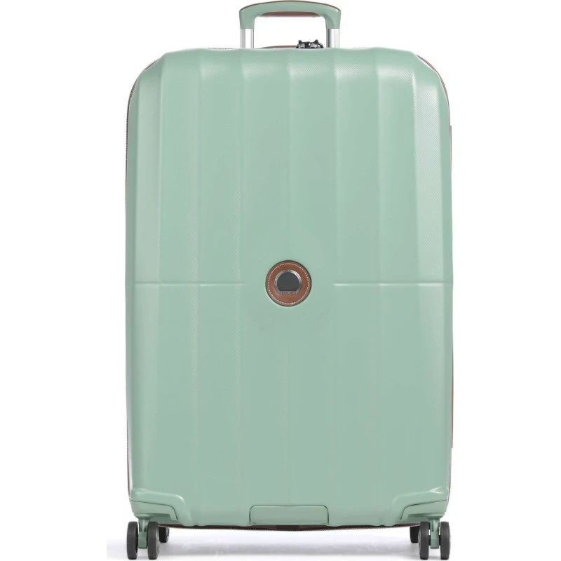 Delsey Paris Carrousel 2 Valigia 77 cm 4 Ruote Verde Grigiastro