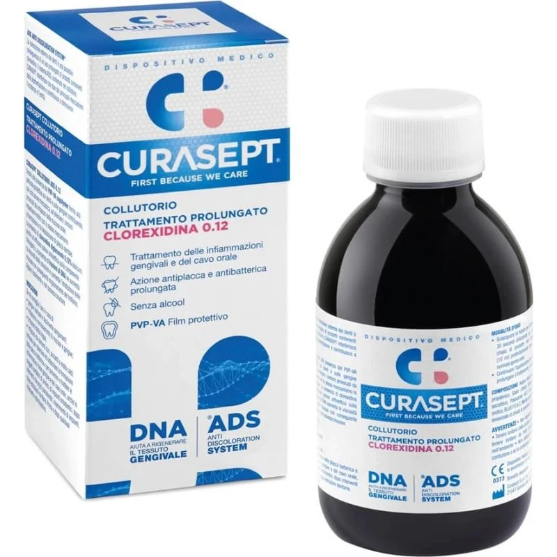 Curasept ADS DNA 212 Collutorio con Clorexidina 0,12% - 200 ml