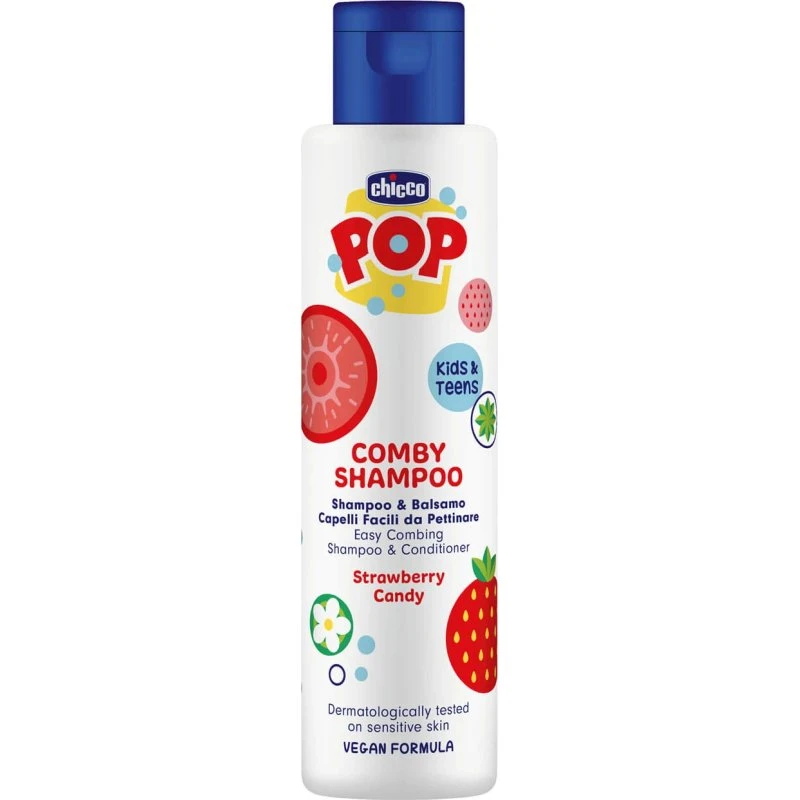 Chicco Pop Shampoo e Balsamo 2in1 Strawberry Candy 250 ml
