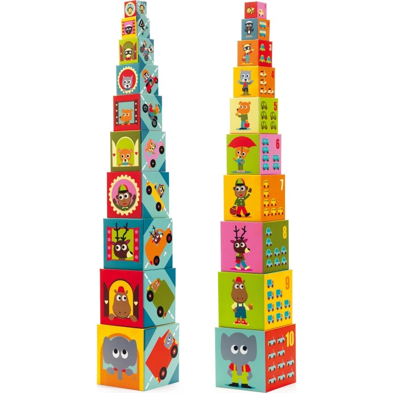 Djeco Cubi Impilabili Veicoli