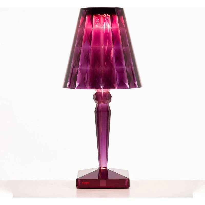 Kartell Big Battery Lampada da Tavolo IP54 - Prugna
