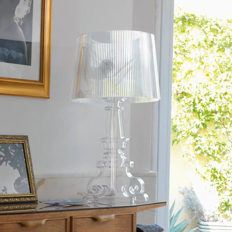 Kartell Bourgie Lampada da Tavolo LED Dimmerabile Trasparente