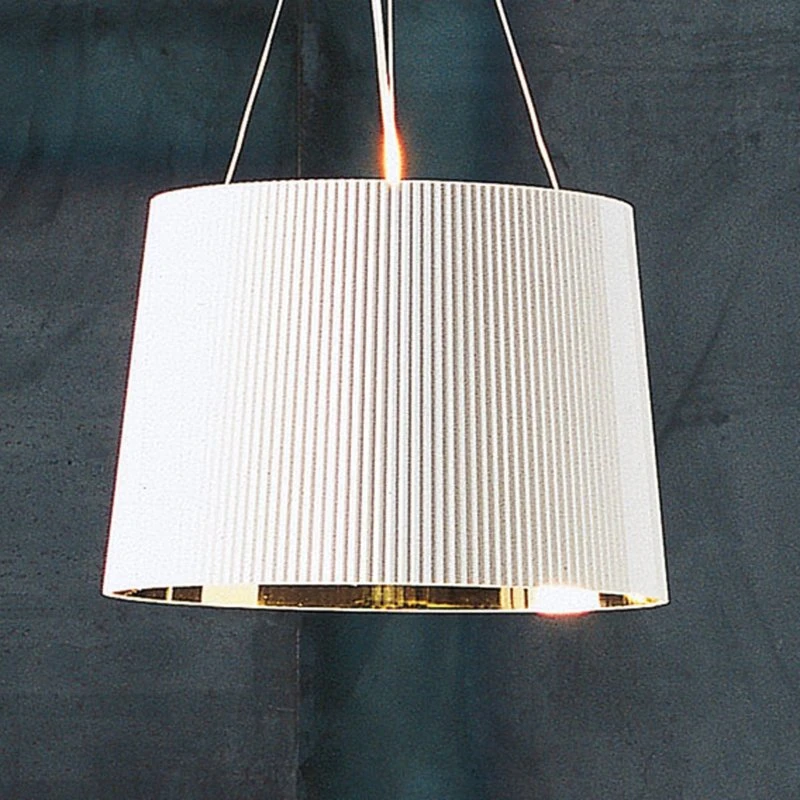 Kartell Gè Lampada a Sospensione LED Bianco/Oro
