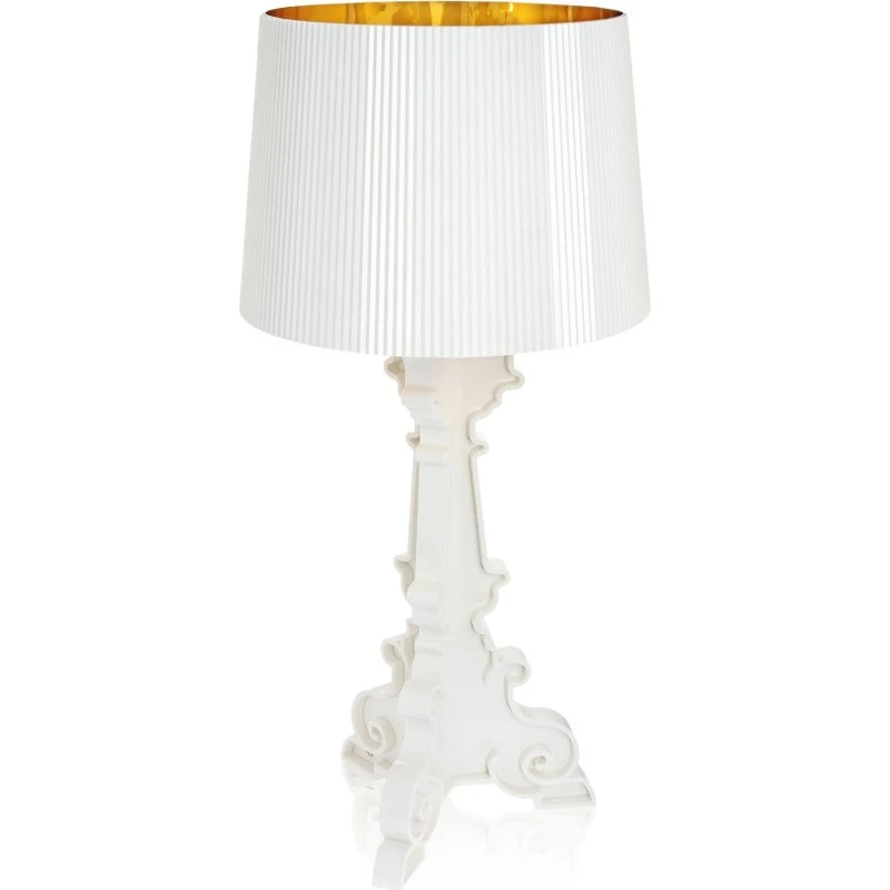 Kartell Bourgie Lampada da Tavolo LED Bianco e Oro