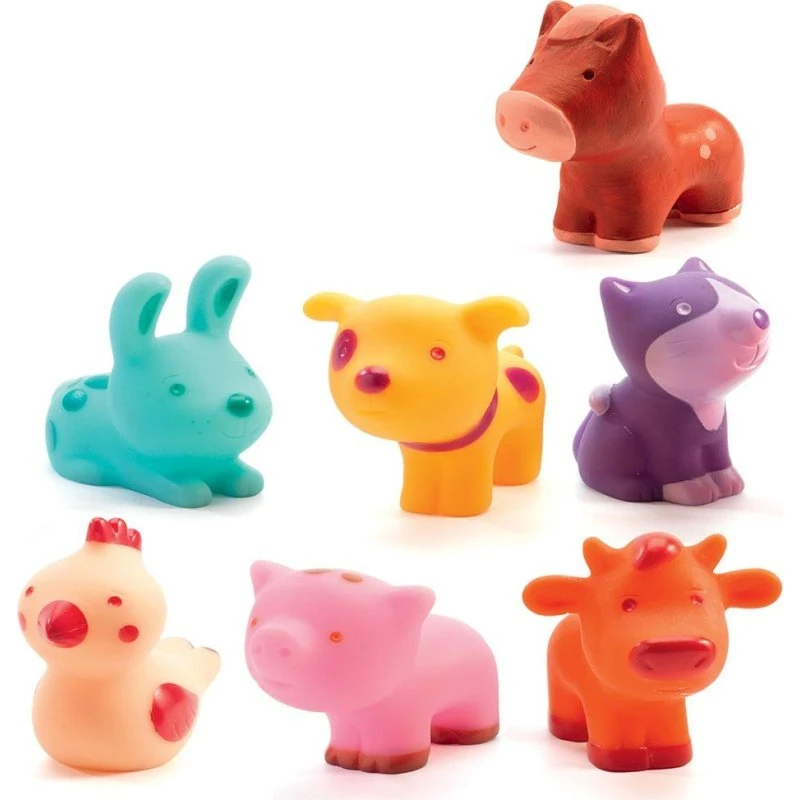 Djeco Gioco Animali della Fattoria Colorati