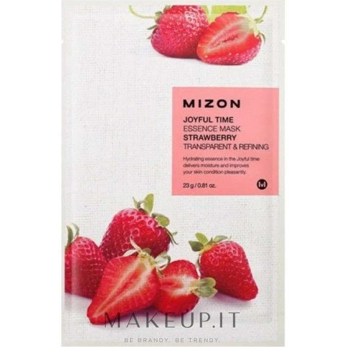 Mizon Joyful Time Fragola Maschera Viso in Tessuto 23 g