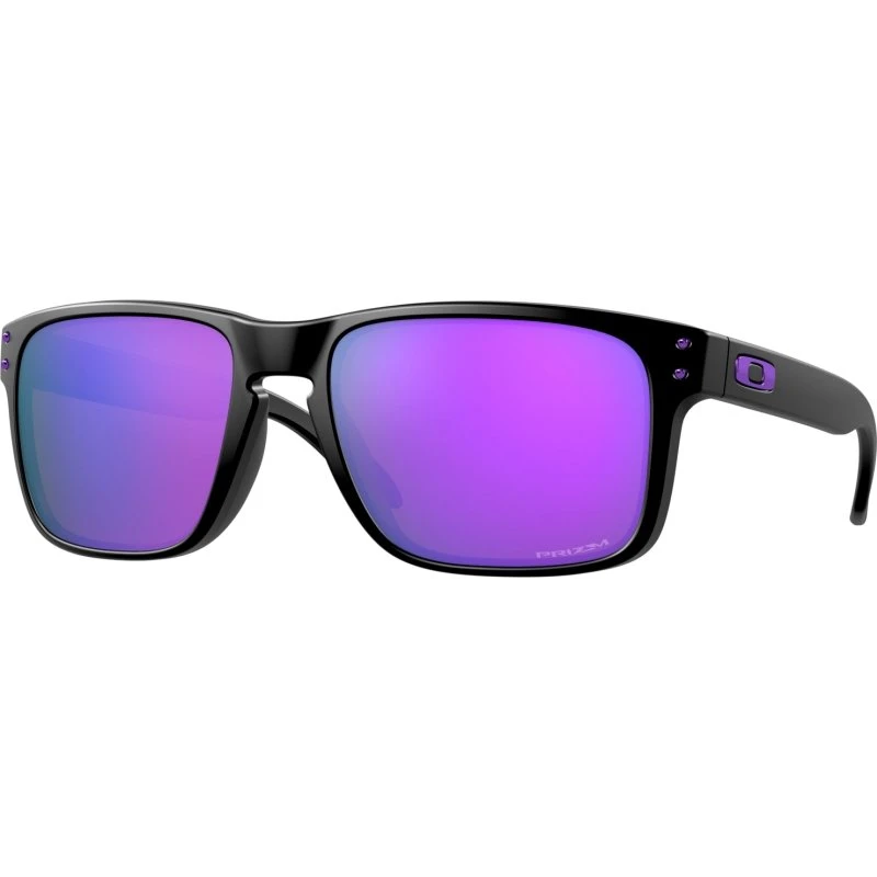 Oakley Holbrook OO9102K6 Occhiali da Sole Prizm Nero Viola