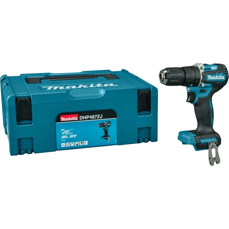Makita DHP487ZJ Trapano Avvitatore 18V con Percussione