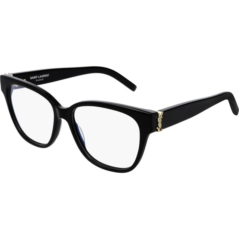 Saint Laurent SL M33 003 Montature da Vista Squadrate in Acetato Nero