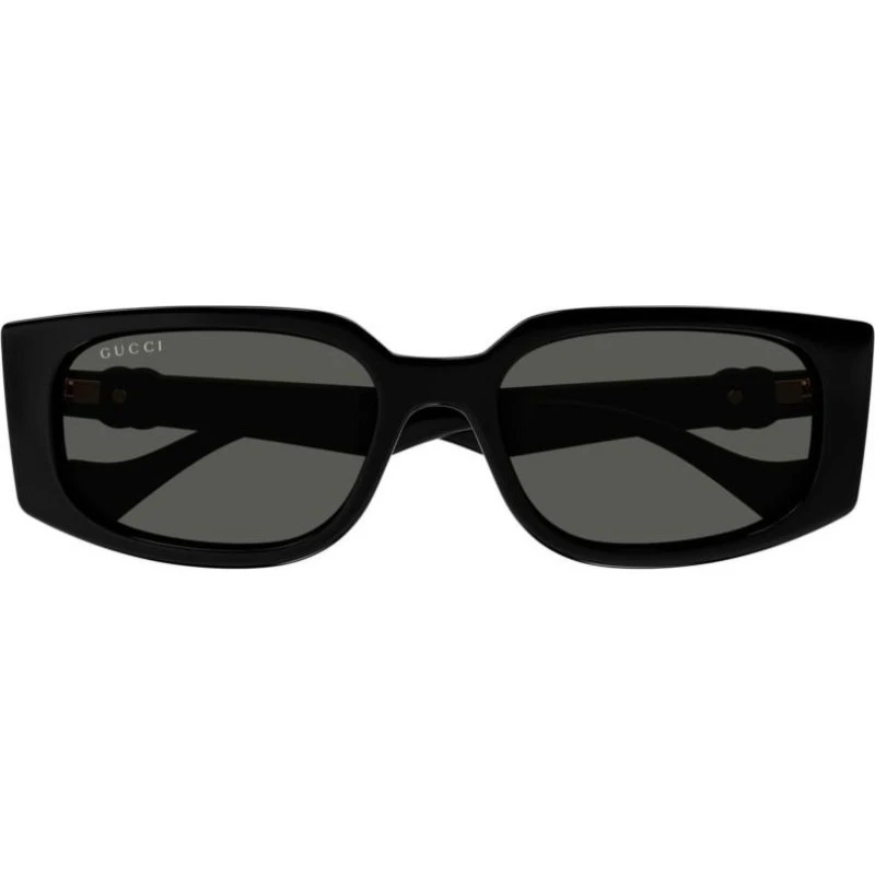 Gucci GG1534S Occhiali da Sole Donna Nero Squadrati 55mm
