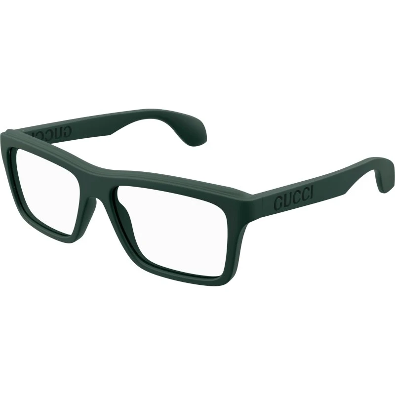 Gucci GG1573O Occhiali da Vista Squadrati Verdi Uomo