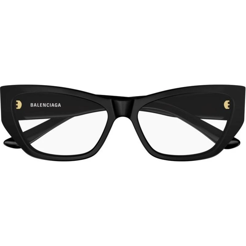 Balenciaga BB0372O Occhiali da Vista Donna Nero Squadrati 55mm