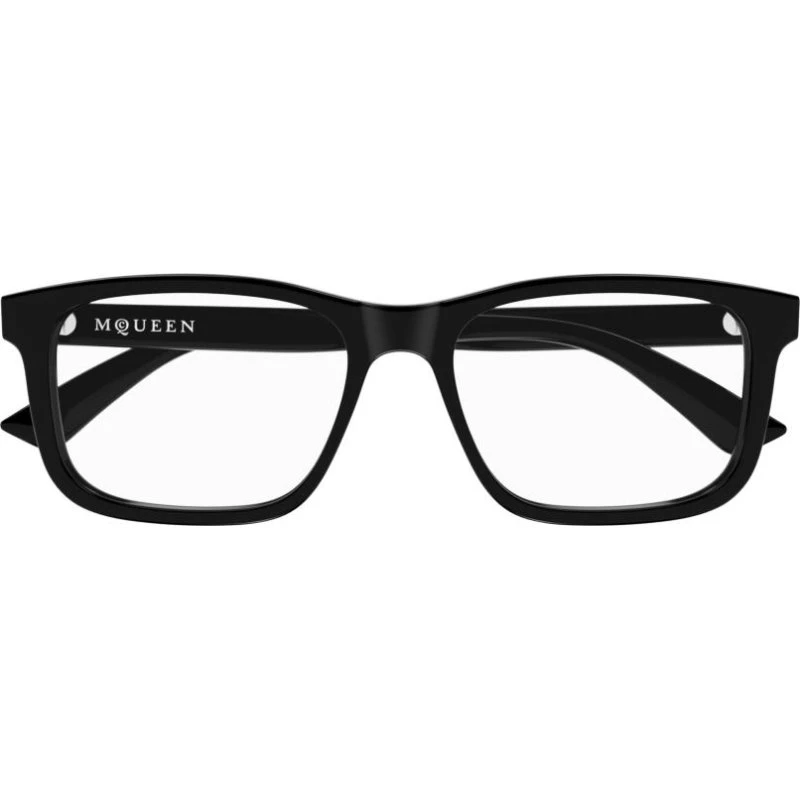 Alexander McQueen Occhiali da Vista Quadrati Neri AM0486O