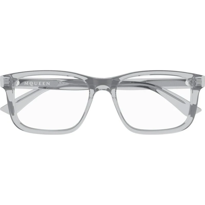 Alexander McQueen AM0486O Occhiali da Vista Quadrati Blu