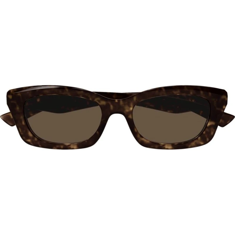 Alexander McQueen Occhiali da Sole AM0474S Squadrati Avana
