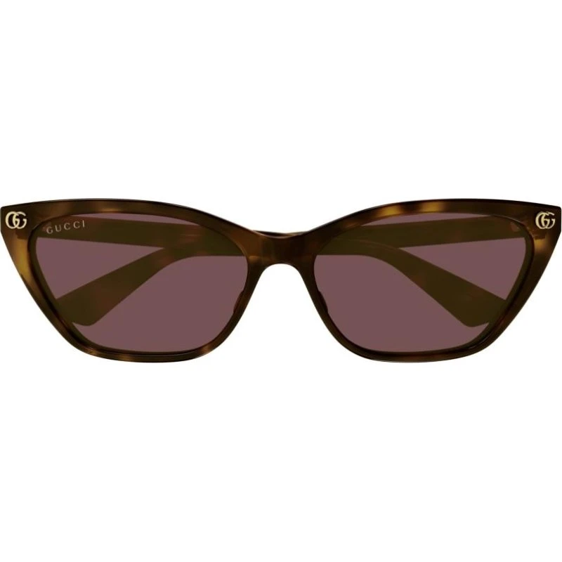 Gucci GG1815S Occhiali da Sole Cat-Eye Avana e Lenti Viola