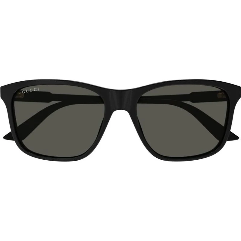 Gucci GG1819S Occhiali da Sole Uomo Nero Squadrati 57mm