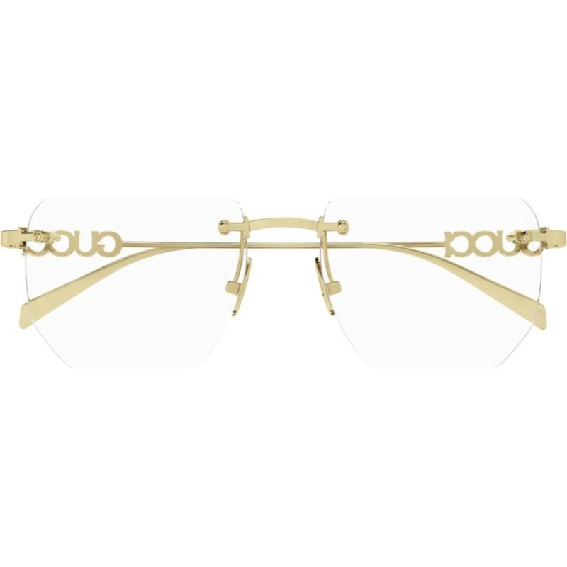 Gucci GG1806O Occhiali da Vista Donna Quadrati Oro