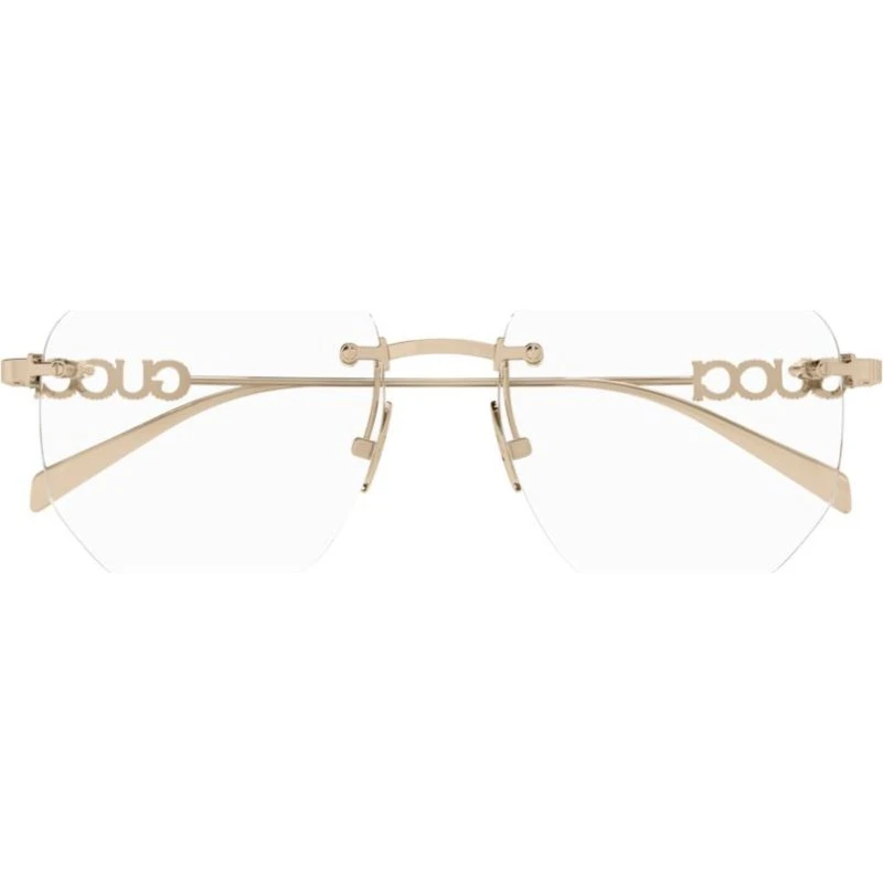 Gucci GG1806O Occhiali da Vista Donna Squadrati Oro