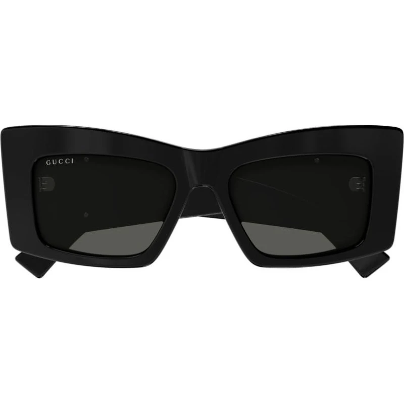 Gucci GG1842S Occhiali da Sole Farfalla Nero e Grigio 53mm