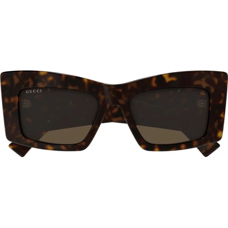 Gucci GG1842S Occhiali da Sole Farfalla Donna Avana Marrone 53mm