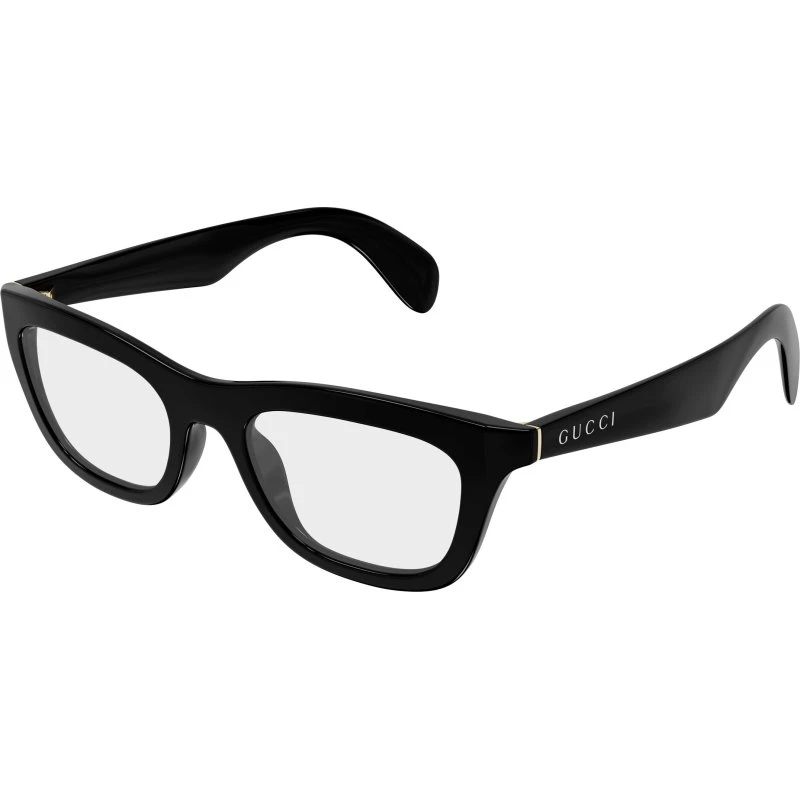 Gucci GG1932O 001 Montatura Cat Eye Nero Trasparente