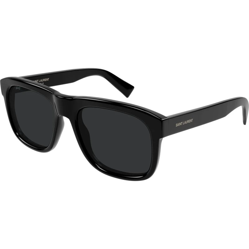 Saint Laurent SL 558 010 Occhiali da Sole Squadrati in Acetato Nero