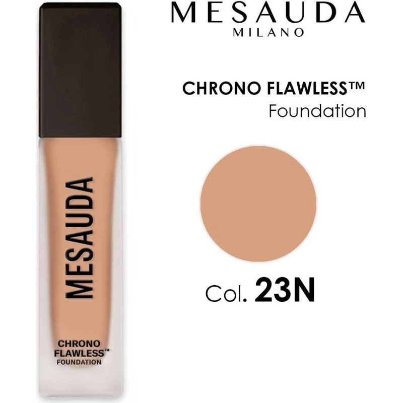 Mesauda Chrono Flawless Foundation 23N - Fondotinta Matte 30ml