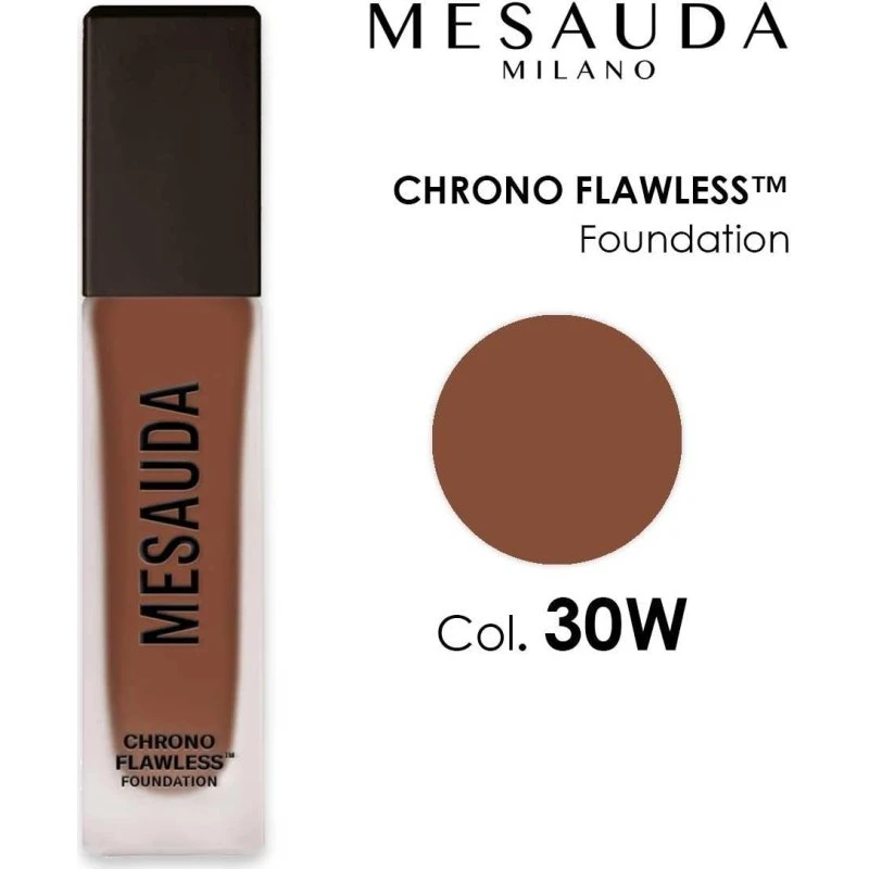 Mesauda Chrono Flawless Foundation 30W - Fondotinta Matte 30 ml