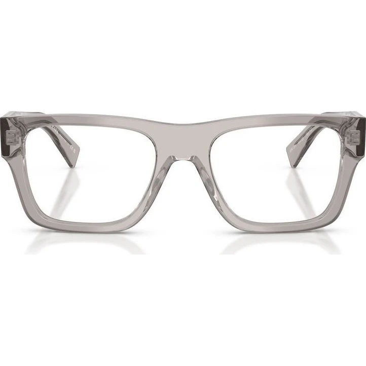 Prada PR C01V Occhiali da Vista Uomo - Acetato Grigio Squadrato