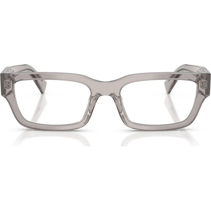 Prada PR C02V Occhiali da Vista Uomo - Acetato Grigio Squadrato