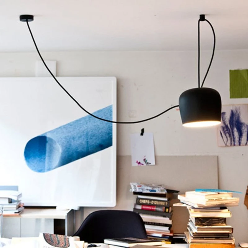 Lampada a sospensione FLOS Aim, nera