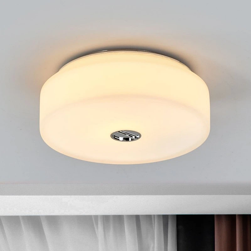 Flos Mini Plafoniera Button in Vetro