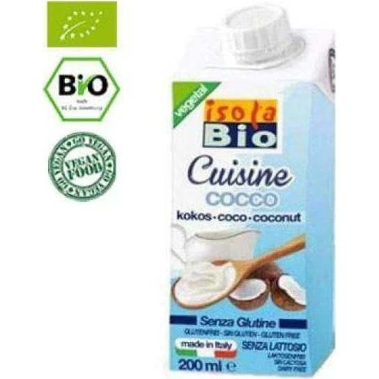 Isola Bio Crema di Cocco per Cucina 200 ml
