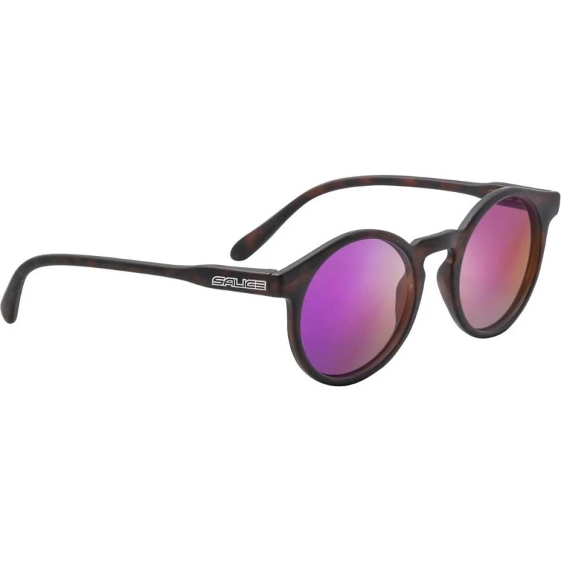 Salice 38 Occhiali da Sole Unisex Avana Rotondi Viola