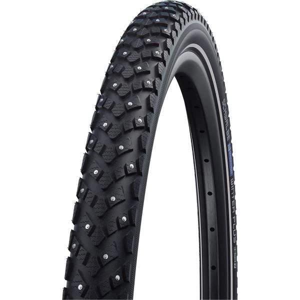 Schwalbe Marathon Winter Plus 28x2.00 Catarifrangente Nero