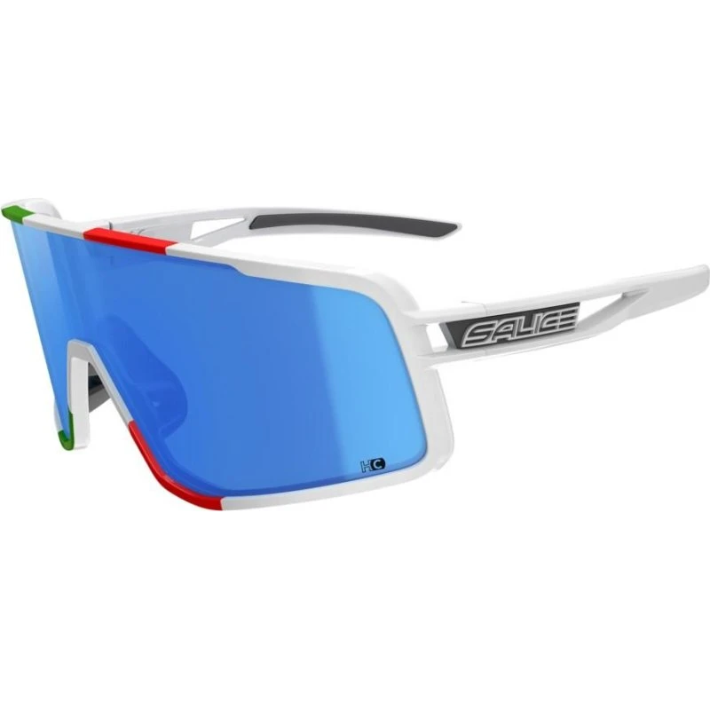 Salice 022 RW Occhiali da Sole Unisex Bianco/Blu