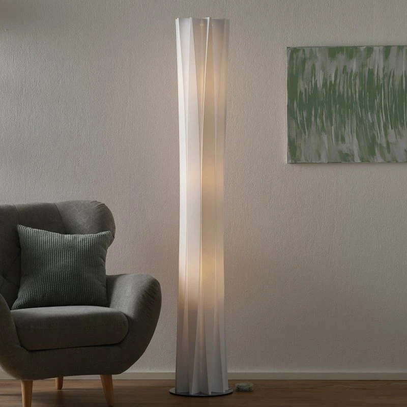 Slamp Bach Lampada da terra bianca 184 cm
