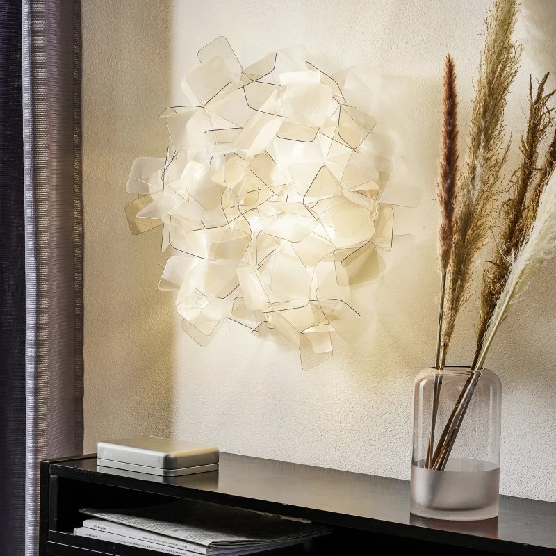 Slamp Clizia Applique di Design - Grigio Fumo