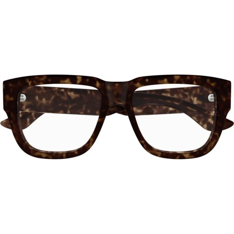 Alexander McQueen AM0510O Occhiali da Vista Squadrati Avana