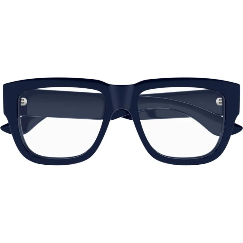 Alexander McQueen AM0510O Occhiali da Vista Squadrati Blu