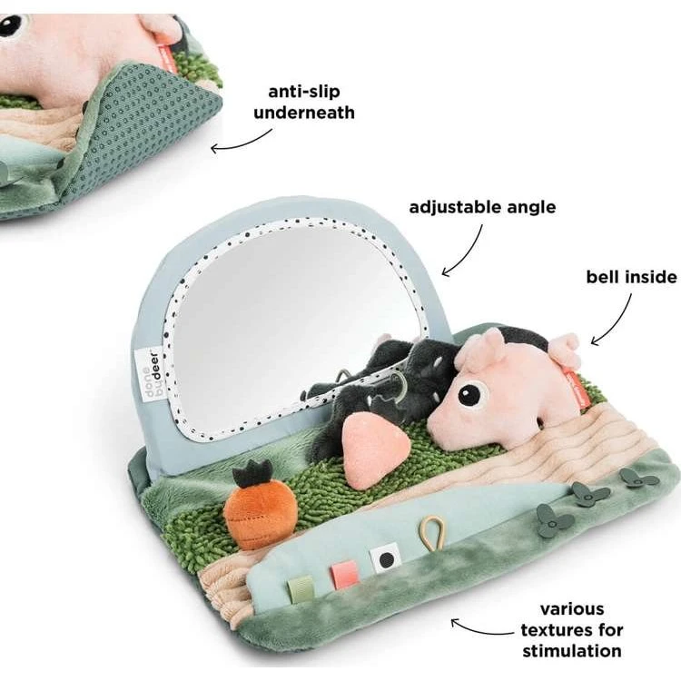 Done by Deer Specchio Sensoriale Tiny Farm Colour Mix