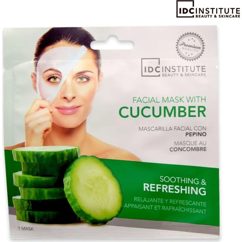 Idc Institute Maschera Viso al Cetriolo - Idratazione Rinfrescante