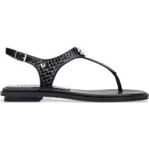 Sandali Mazzini in Pelle Nera Martinelli - Modello 1535-B006G