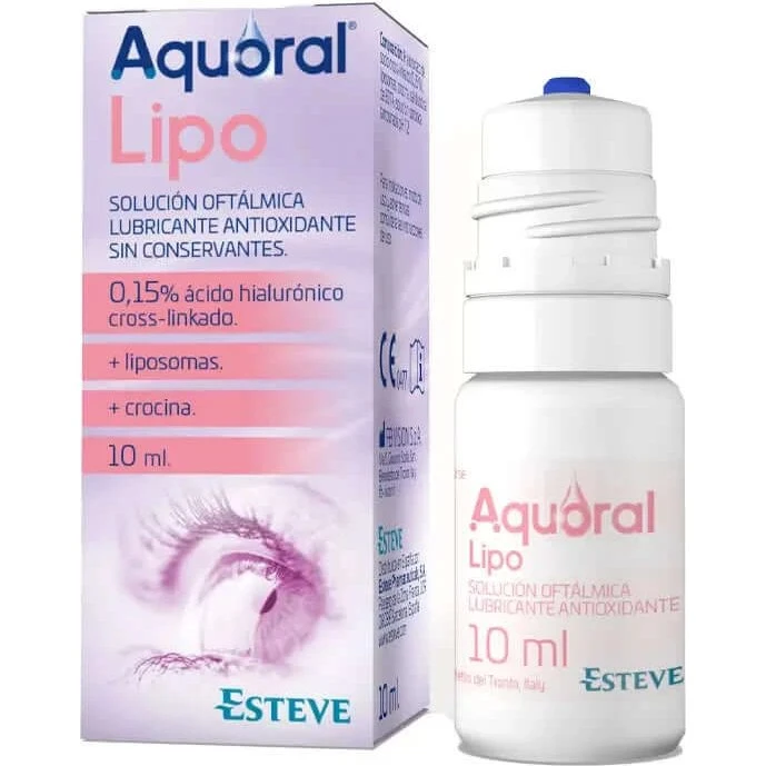 Aquoral Lipo Gocce Oculari Lubrificanti con Acido Ialuronico 10 ml