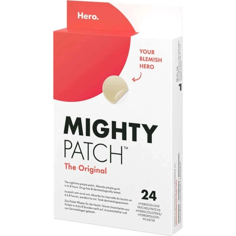 Hero Mighty Patch Original - Cerotti Idrocolloidali per Acne, 24 pezzi