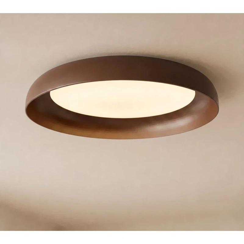 Plafoniera LED Lindby Florie Marrone - Ø 40 cm