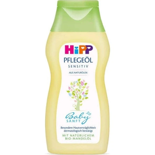 HiPP BabySanft Olio per il Corpo con Olio di Mandorle Biologico, 200 ml