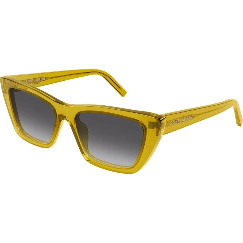Saint Laurent SL 276 MICA 062 Occhiali da Sole Cat Eye Giallo